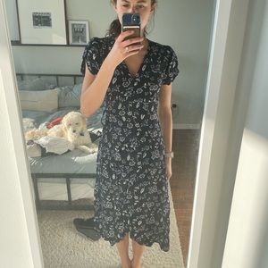 GAP floral midi length dress